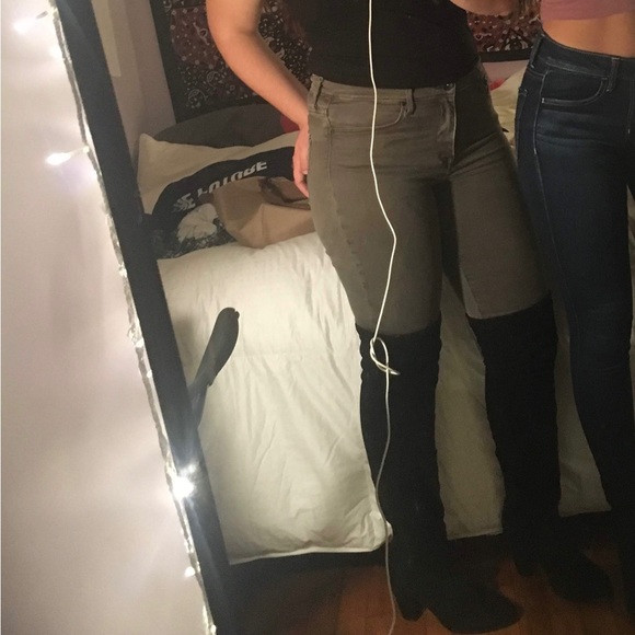 Black over the knee boots - Picture 2 of 3